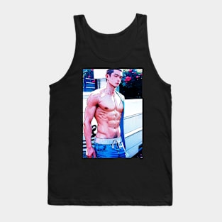 Shirtless Beefcake Hunk 1002 Tank Top